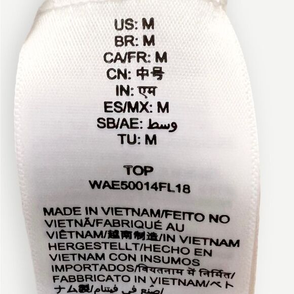 Amazon Essentials Rainbow Stripe Pullover White Crewneck Sweatshirt. Medium. - Picture 7 of 7